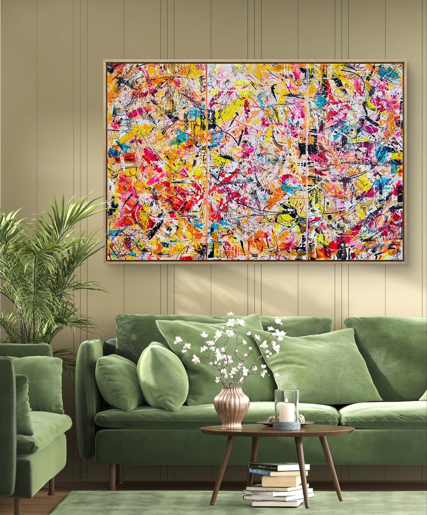 A Symphony of Two Hearts - Triptych