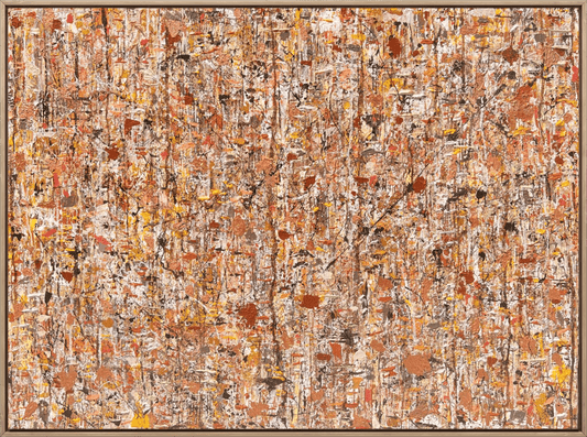 Autumn Leaves original abstract acrylic painting by Giuseppina Graziano