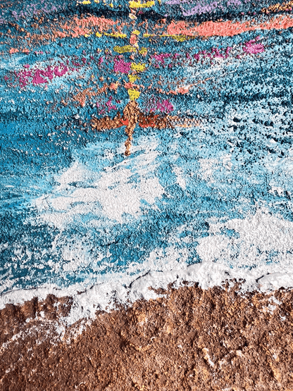 Fiery Sunset Over the Pacific