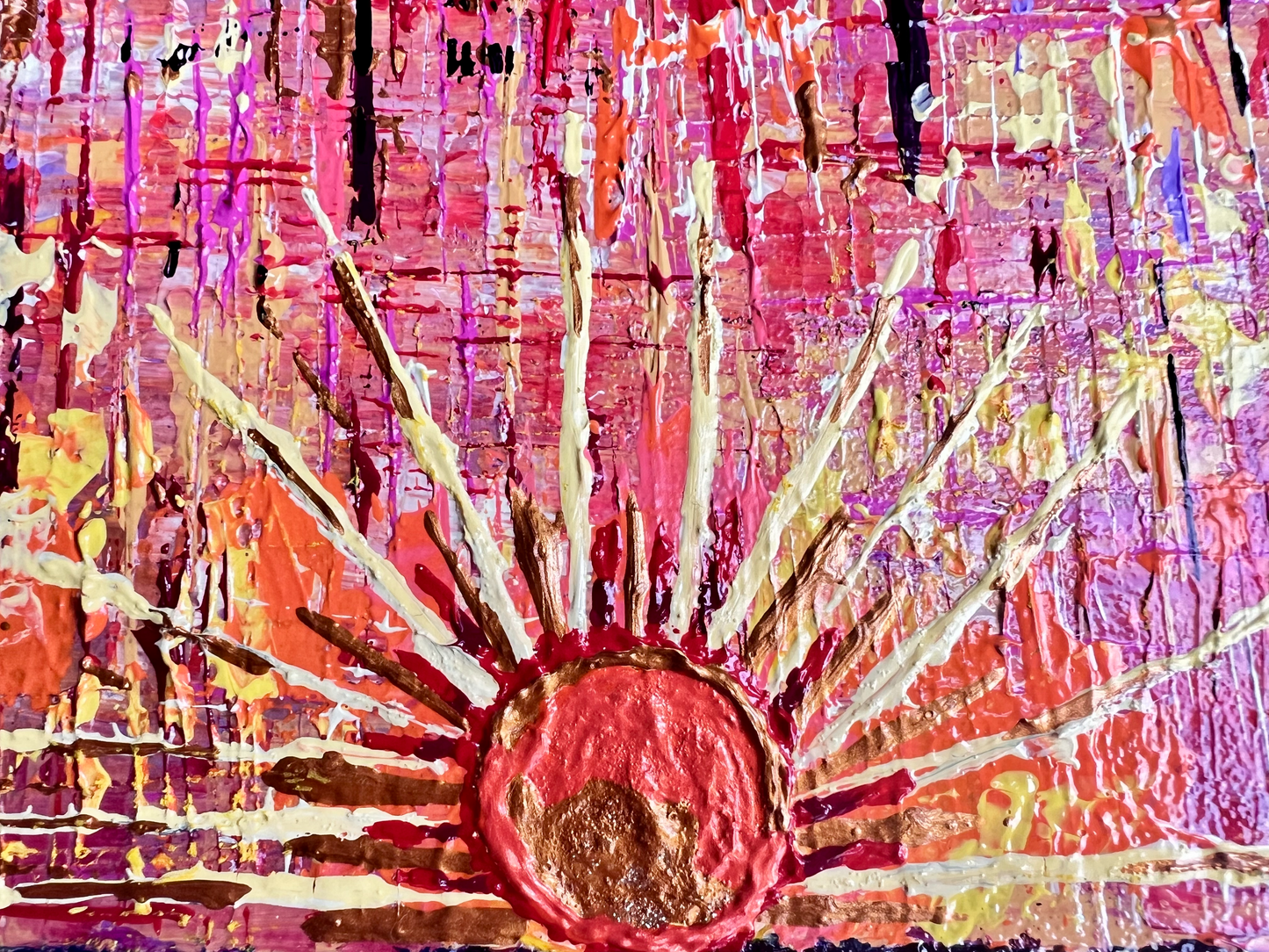 Fiery Sunset Over the Pacific