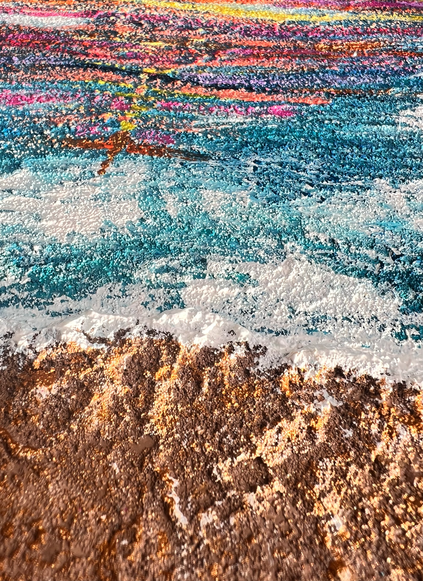 Fiery Sunset Over the Pacific