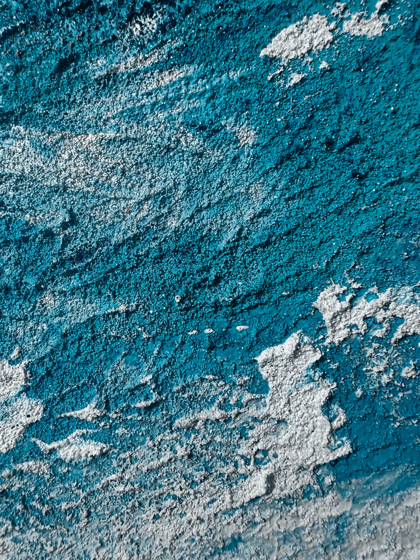 Crimson sunset over rippling blue