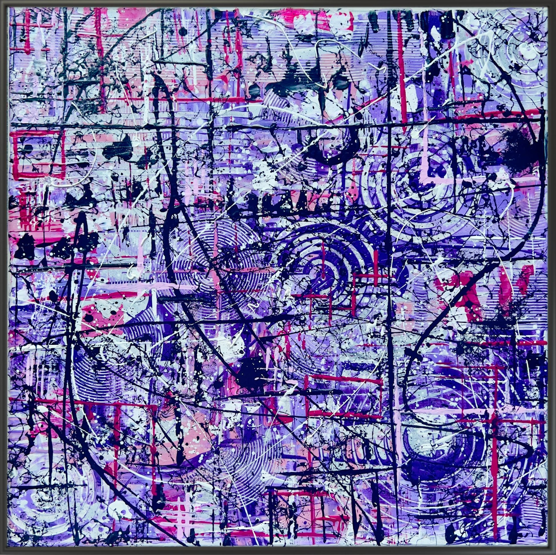 The Human Psyche - No. 4 Hidden Memories original abstract acrylic painting by Giuseppina Graziano