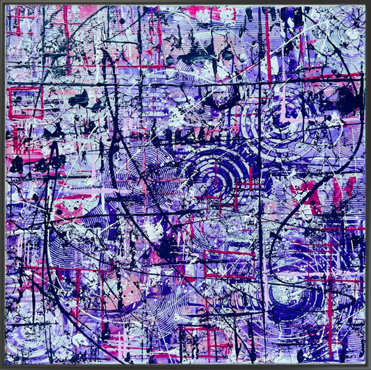 The Human Psyche - No. 4 Hidden Memories original abstract acrylic painting by Giuseppina Graziano